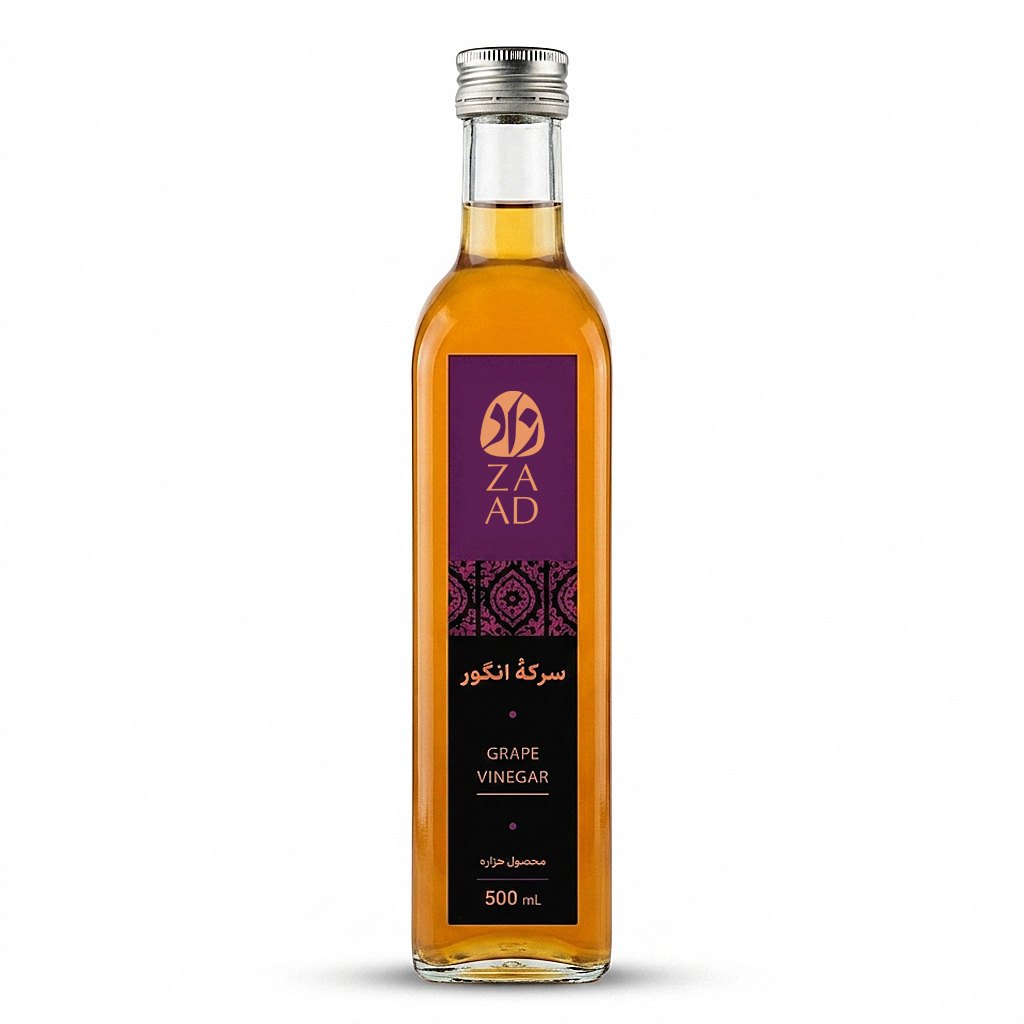 سرکه انگور طبیعی محصول هزاوه